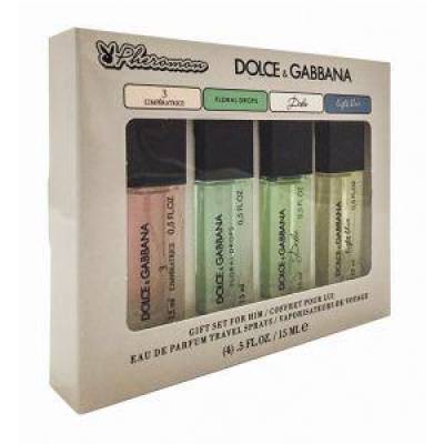 Подарочный набор с феромонами Dolce&Gabbana 4*15мл (лицензия)